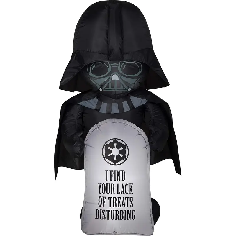 3.5' Airblown Darth Vader with Tombstone Star Wars Inflatable