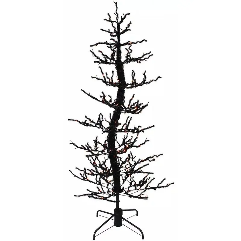 7' Haunted Hollow Color-Changing Animated Spooky Tree with Music