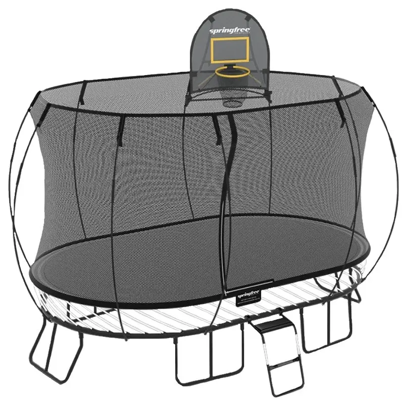 8' x 13' Large Oval Springfree Trampoline Ultimate Bundle