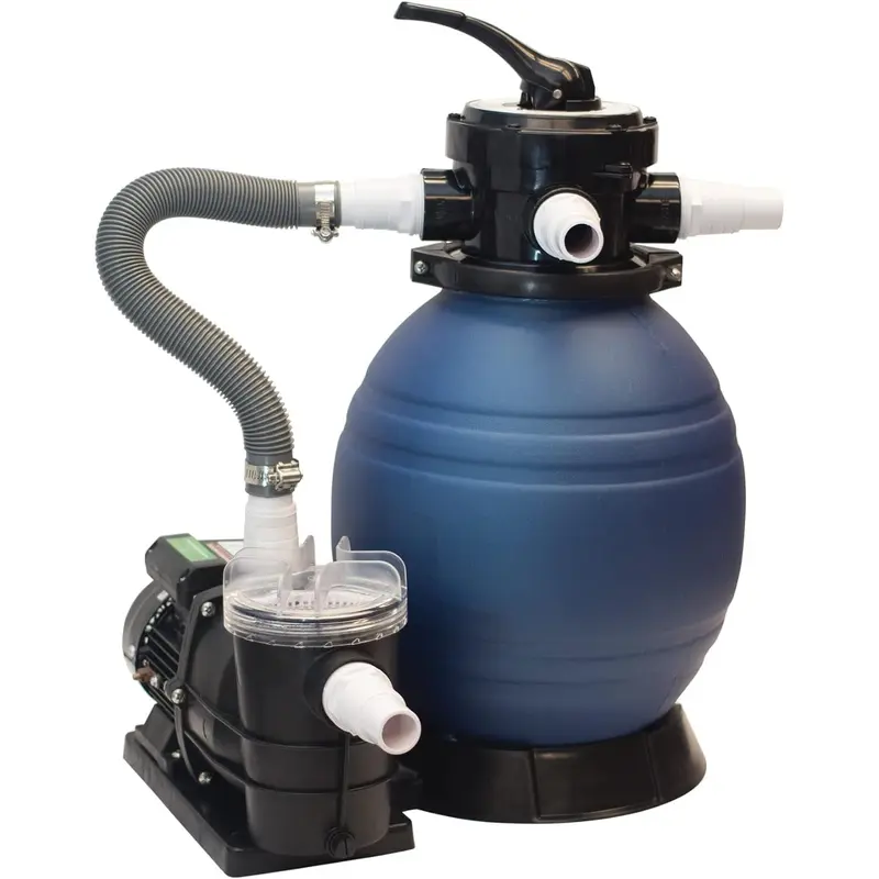 Blue Torrent Tiger Shark Complete Sand Filter System with  HP Motor and Pump