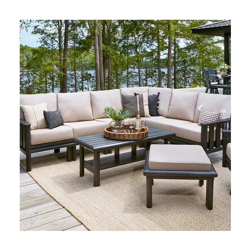 Chocolate Stratford Deep Seating Sectional Collection