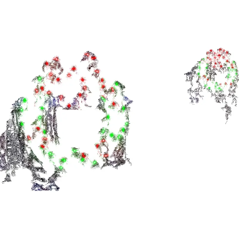 Hi-Vibrant LED Christmas Wreath Decoration