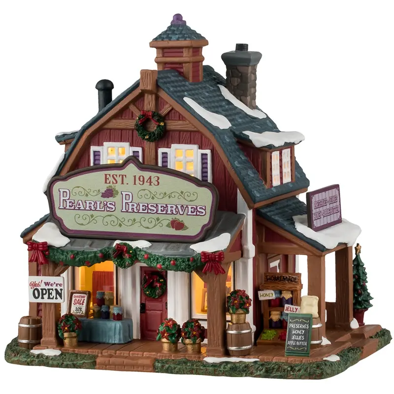 Lemax Harvest Crossing Lighted Building: Pearl's Reserves #45242