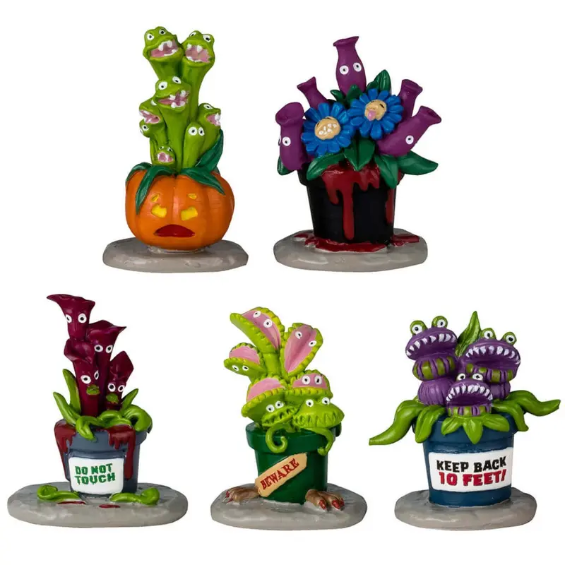 Lemax Spooky Town Hungry Houseplant Horror #44314