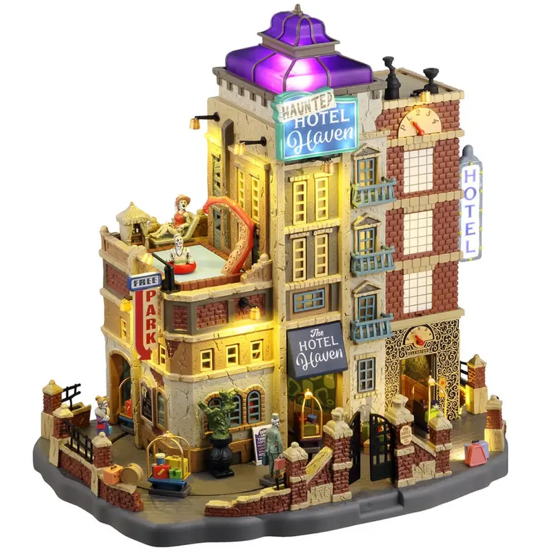 Lemax Spooky Town The Haunted Hotel Haven #45220