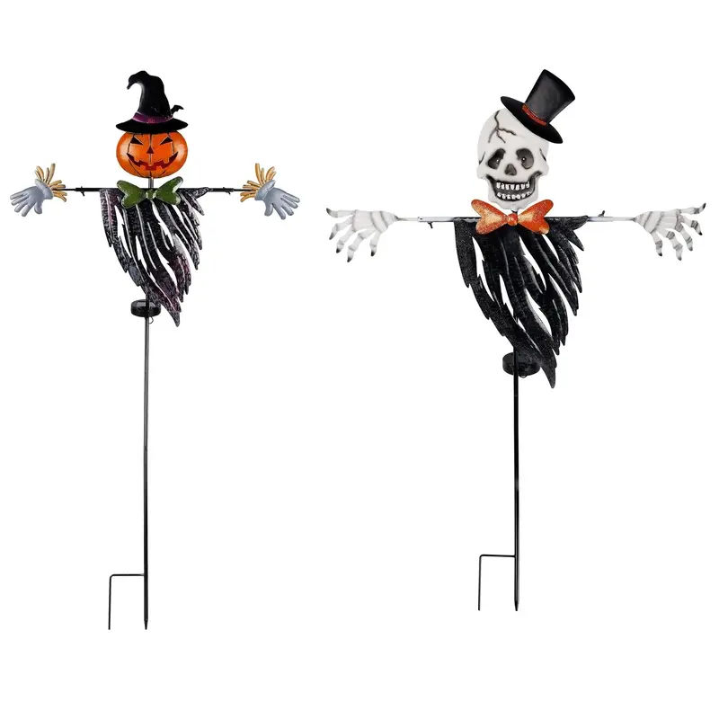 Solar LED Halloween Metal Stake Yard Decoration