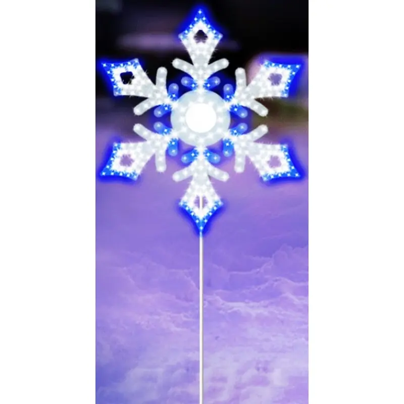 16" Hi-Vibrant LED Twinkling Snowflake Christmas Decoration