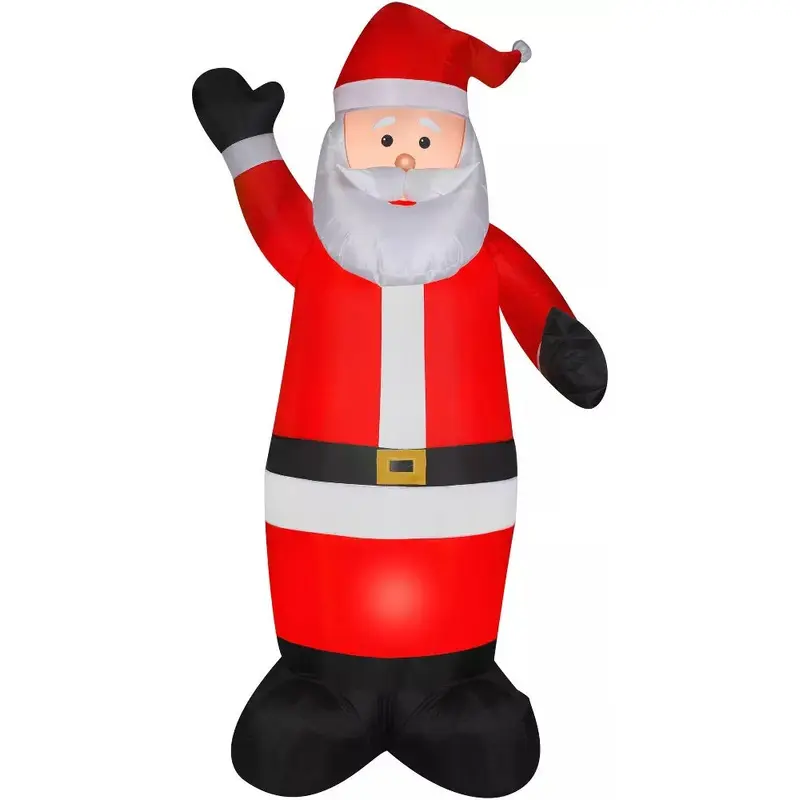 7' Airblown Waving Santa Inflatable