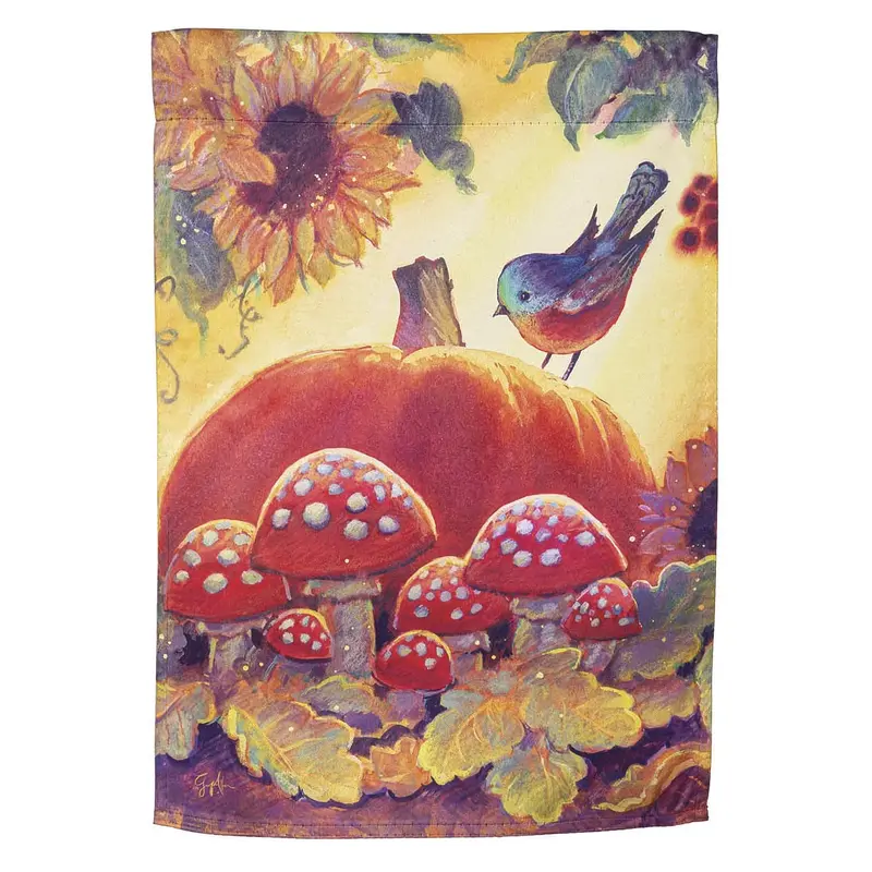 Autumn Light Suede Garden Flag