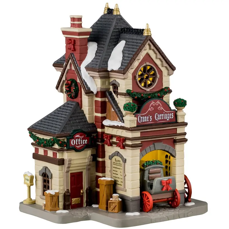 Lemax Caddington Village Lighted Building: Crane's Carriages #45258