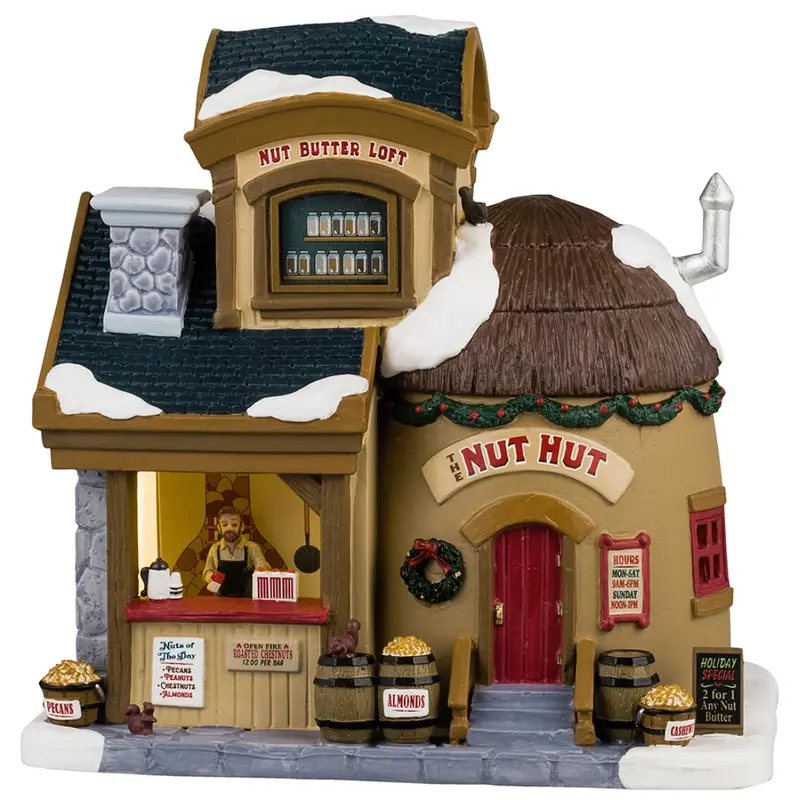 Lemax Caddington Village Lighted Building: The Nut Hut #45254