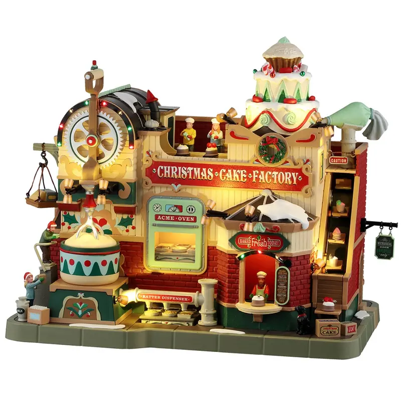 Lemax Caddington Village Sights & Sounds: Christmas Cake Factory #45268