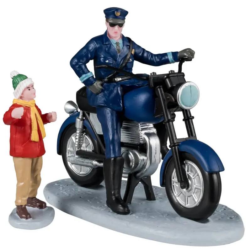Lemax General Collectible Figurines: Police Officer, Set of 2 #42320