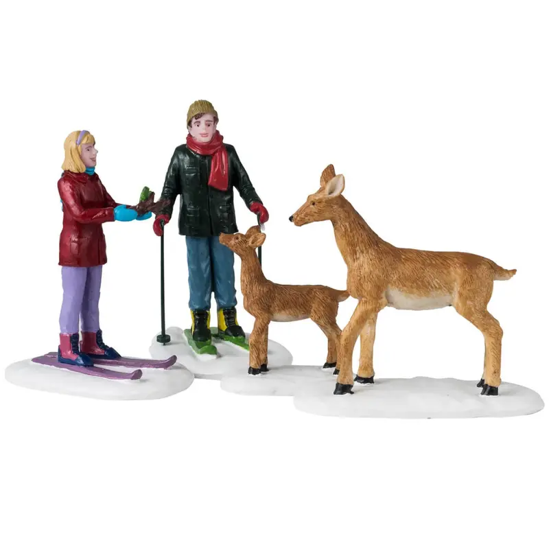 Lemax Vail Village Figurines: Friendly Wildlife, Set of 4 #42312