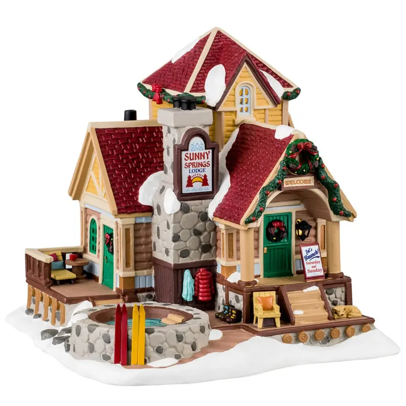 Lemax Vail Village Lighted Building: Sunny Springs Lodge #45229