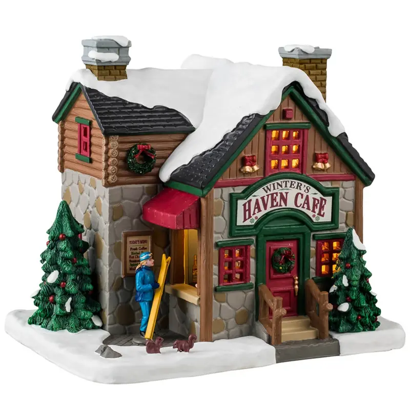 Lemax Vail Village Lighted Building: Winter's Haven Caf #45232