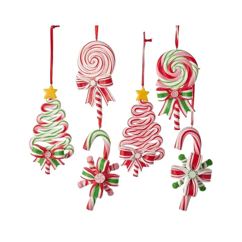 Peppermint Candy Lollipop Ornament