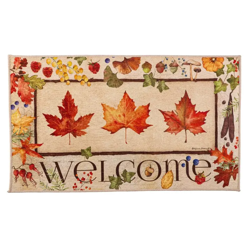 Welcome Fall Indoor/Outdoor Washable Mat