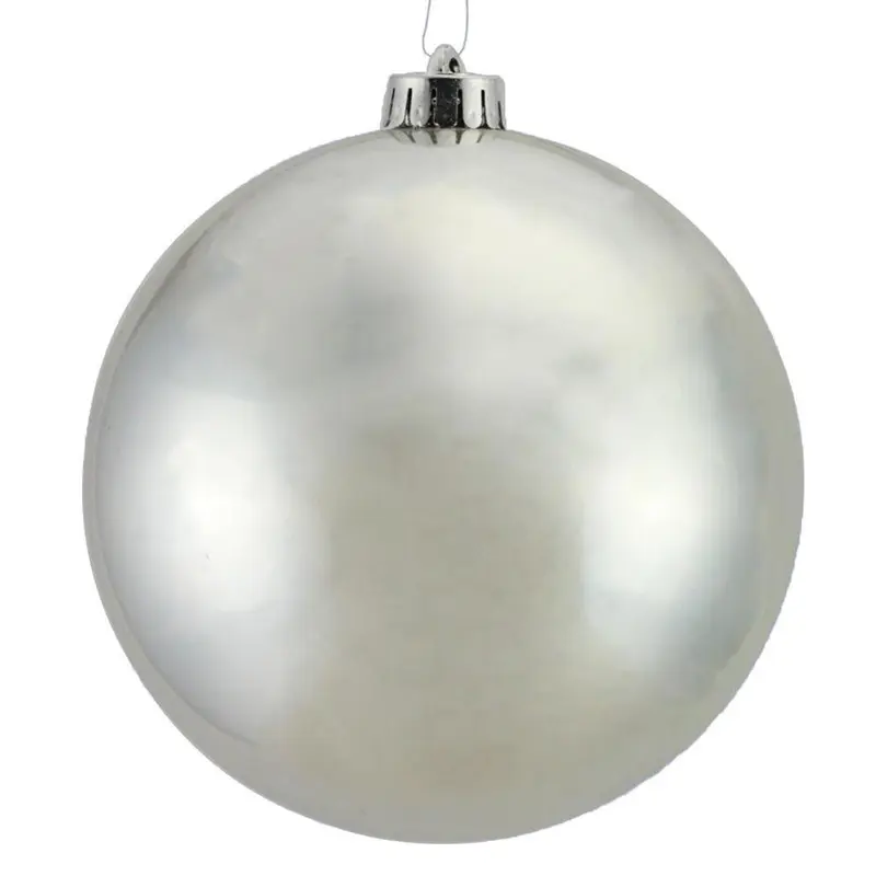 150MM Smooth Shiny Silver Vacuum Plated Ball Ornament