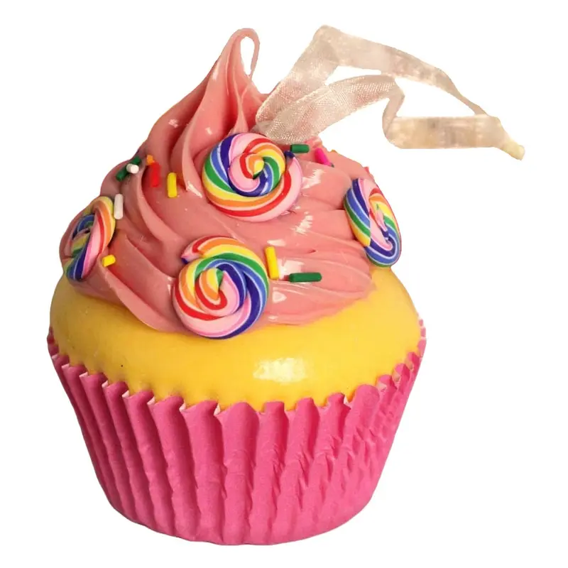 2.75" Sweet Cupcake with Candy Ornament