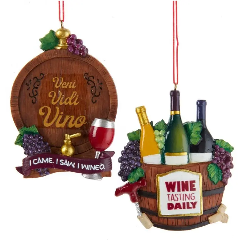 3.5" Wine Tasting Ornament