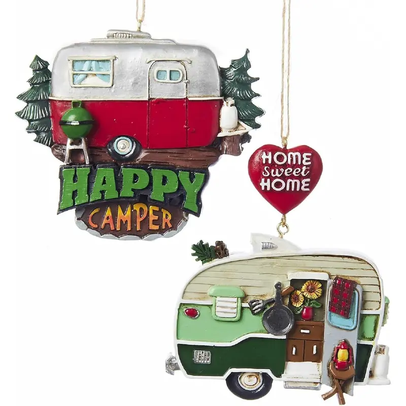 3.75" Outdoor Camper Ornament