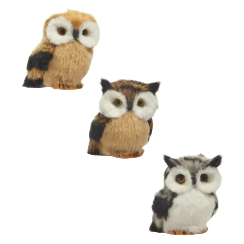 3" Fluffy Owl Ornament