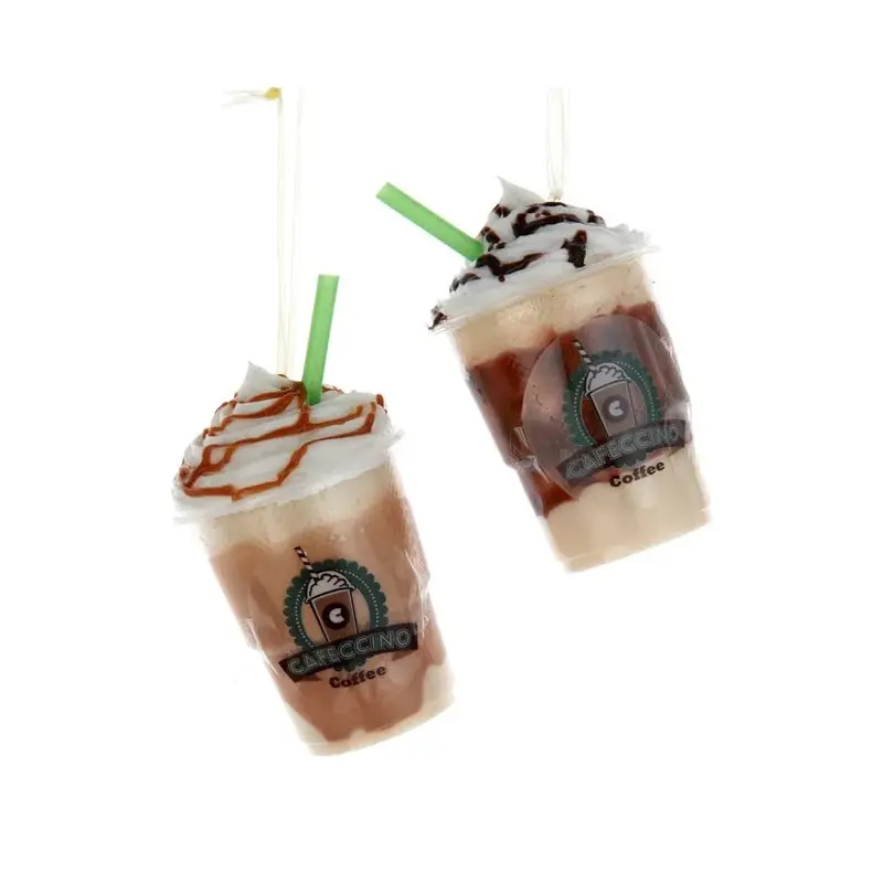 4.5" Cappuccino Frozen Coffee Ornament