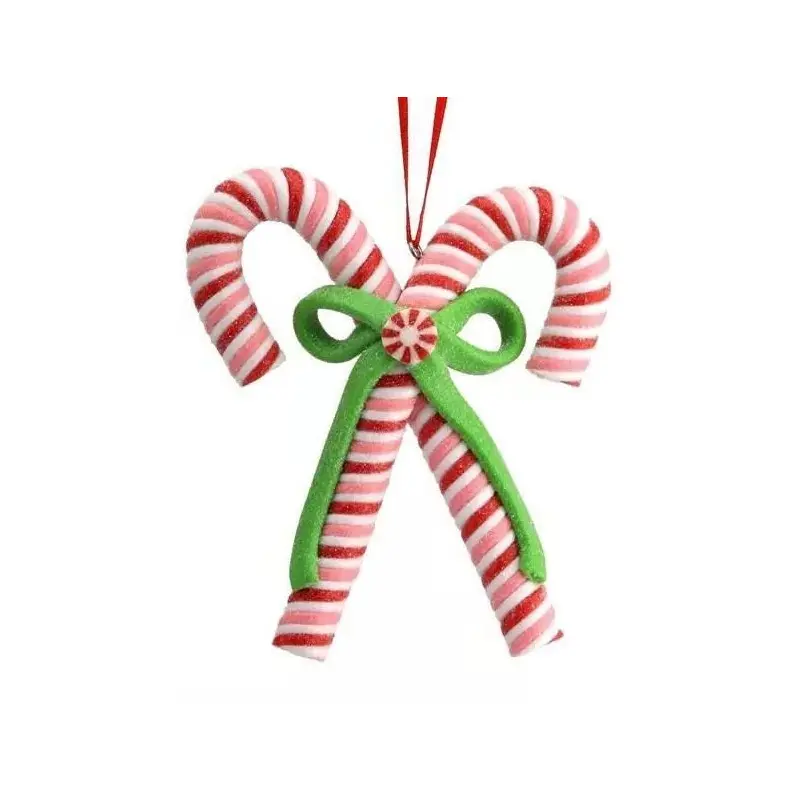 4.5" Double Candy Cane Ornament