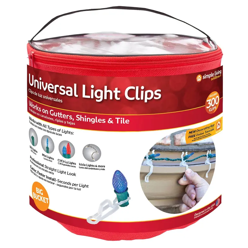 300-Pack of Universal Light Clips