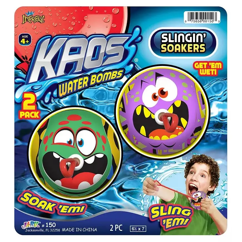 Kaos Water Bombs Slingin' Soakers (2-Pack)