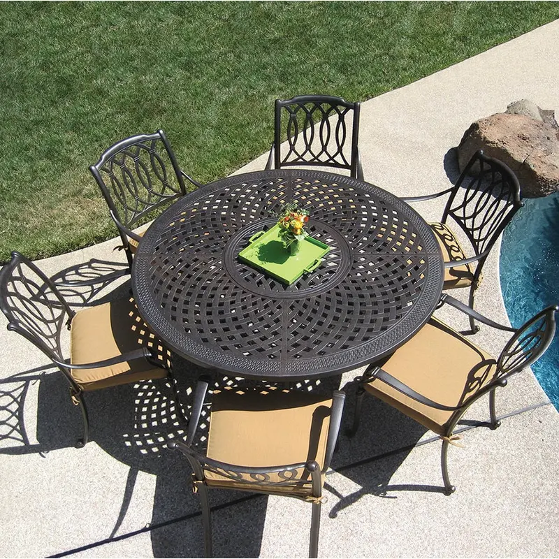 Madison Cast Aluminum Cushioned Patio Dining Sets