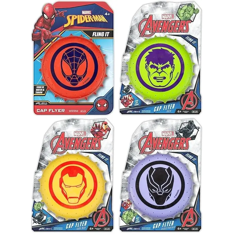 Marvel Avengers Rubber Disc Soak & Throw Water Toy