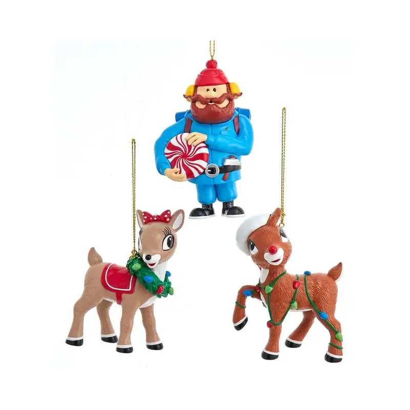 Rudolph the Red-Nosed Reindeer Themed Ornament