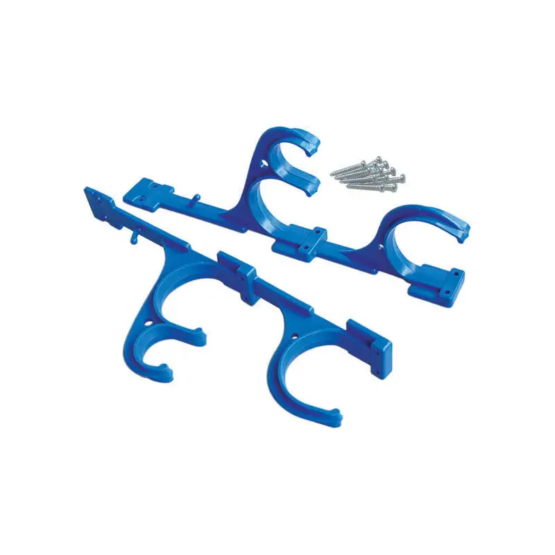 Set of 2 Plastic Pole Hangers with Screws