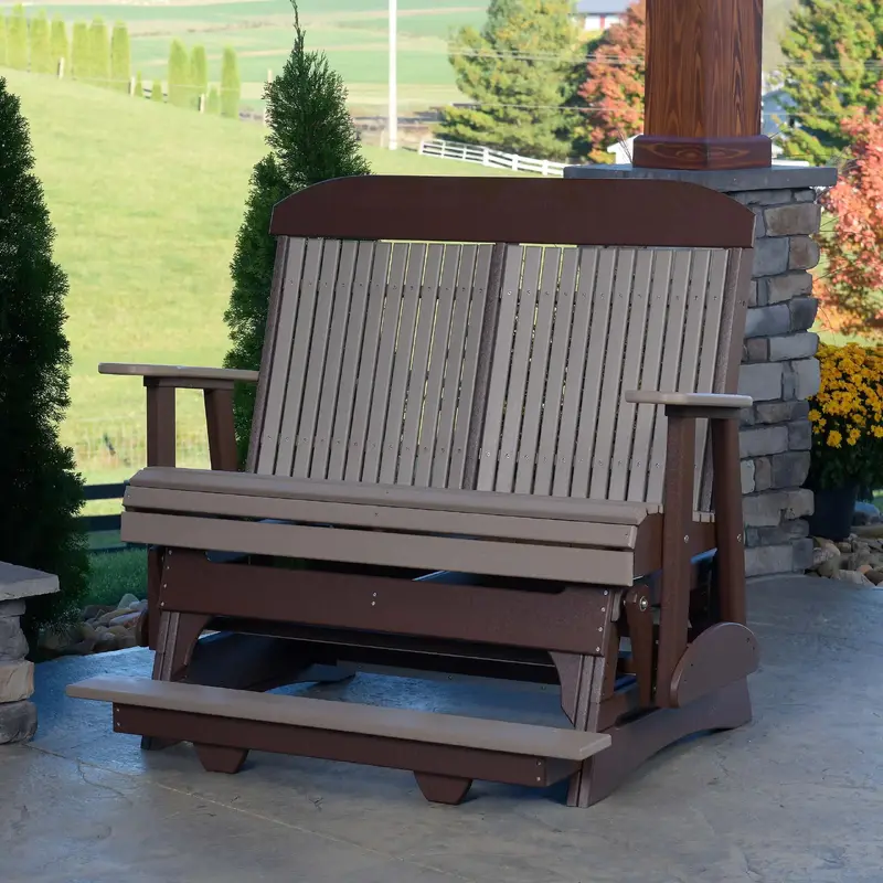 4' Classic Balcony Glider from LuxCraft