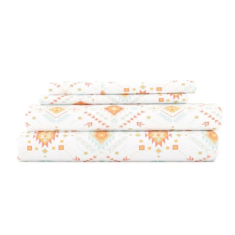 Aztec Dreams Pattern 4-Piece Sheet Set