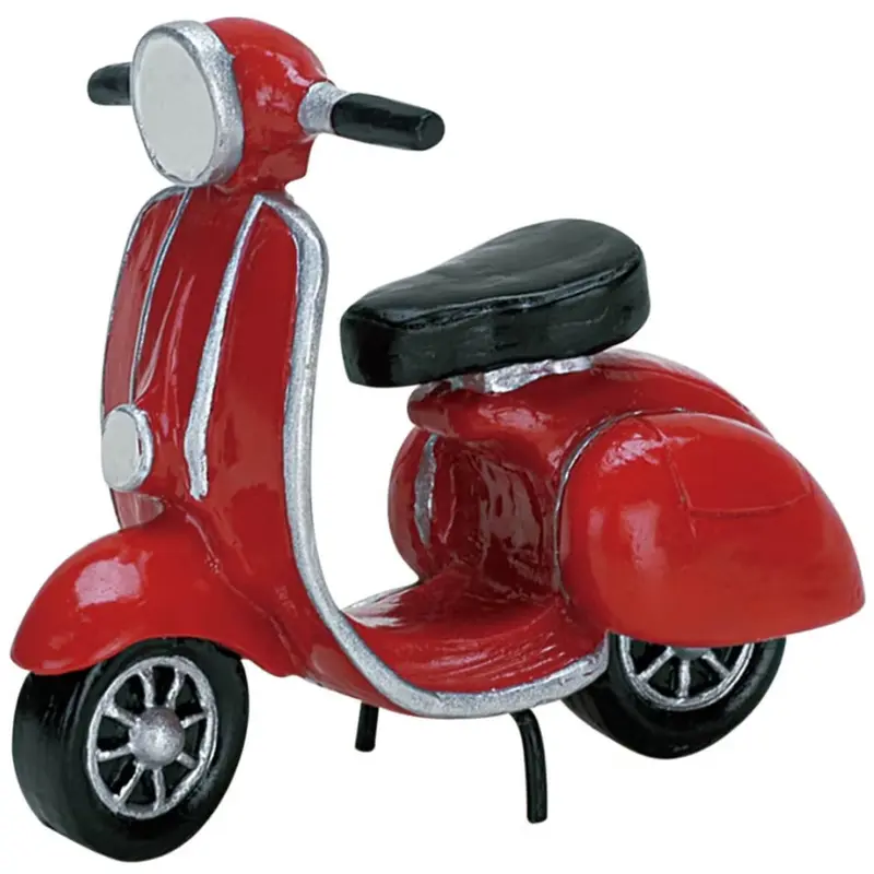Lemax General Collectibles Accessory: Red Moped #74610