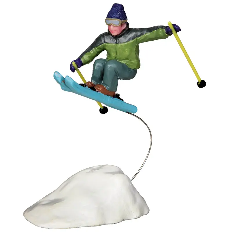 Lemax Vail Village Figurine: Catching Air #22046