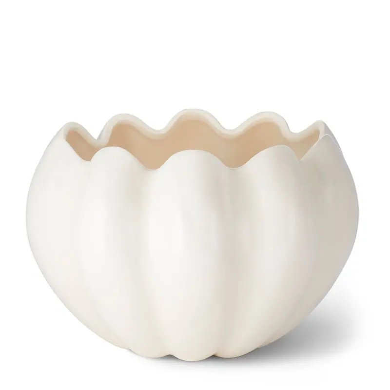 Mirabelle Cachepot in Cream by AERIN