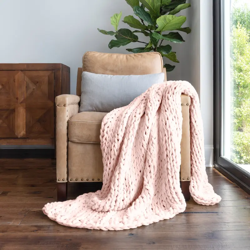 Sale - Oversized Chunky Knit Blanket