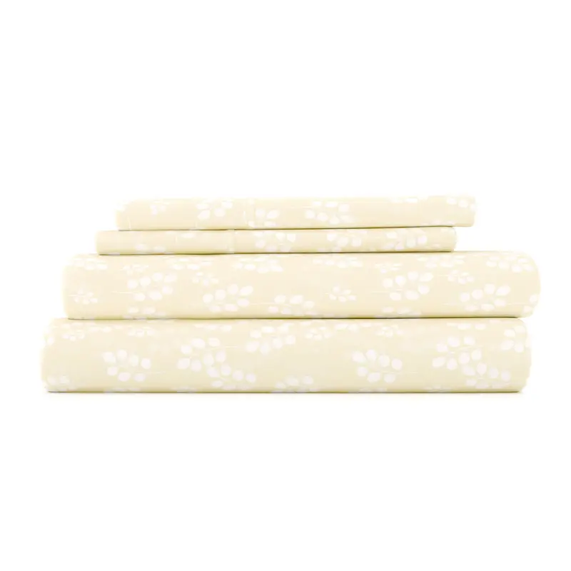 Wheatfield Pattern 4-Piece Sheet Set