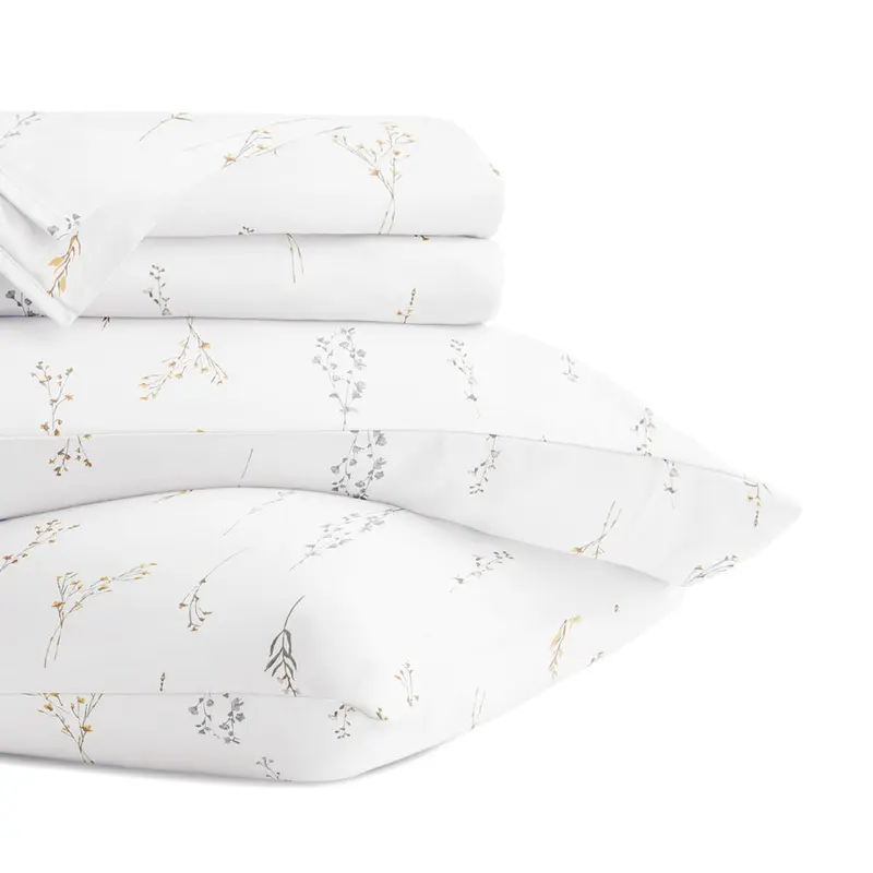 Wild Garden 4-Piece Long Staple Cotton Sheet Set