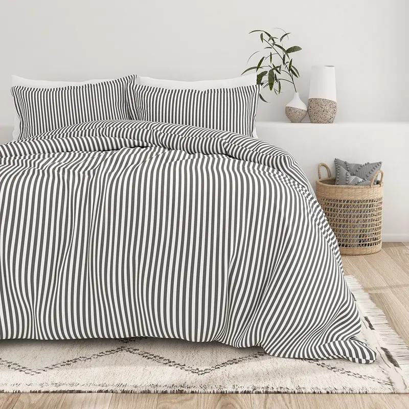 Ribbon Pattern 3-Piece Duvet Cover Set (Sale)
