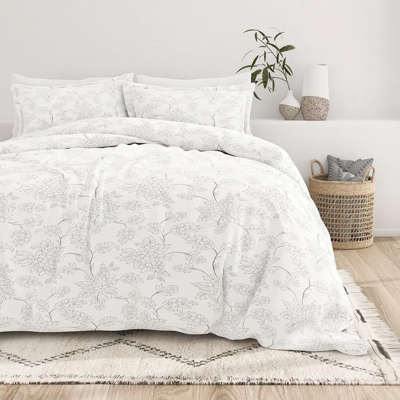 Vines Pattern 3-Piece Duvet Cover Set (Sale)