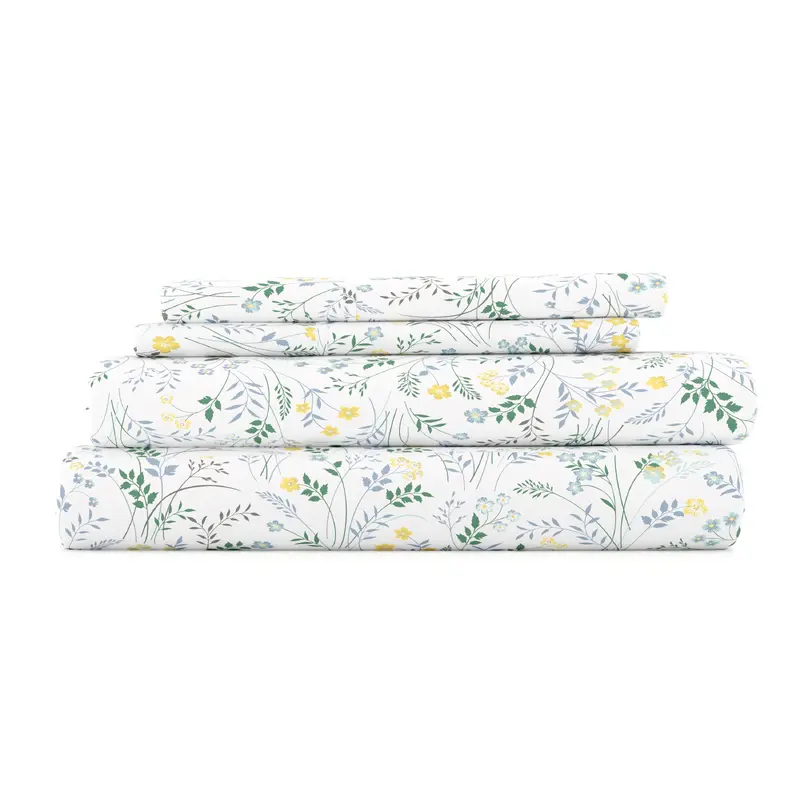 Wildflower Pattern 4-Piece Sheet Set (Sale)