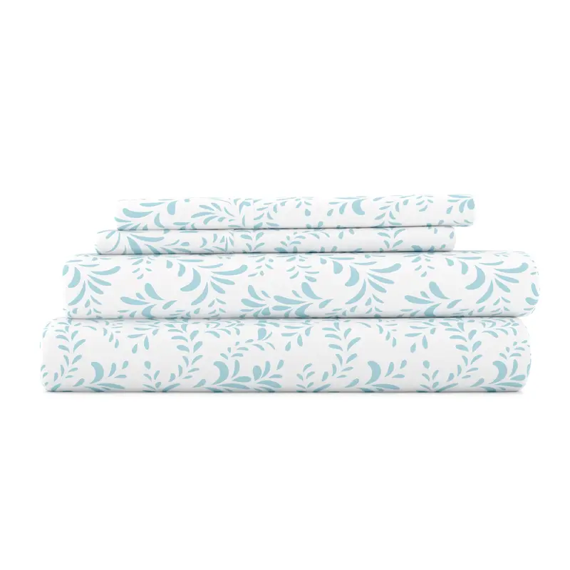 Burst of Vines Pattern 4-Piece Sheet Set - Sale