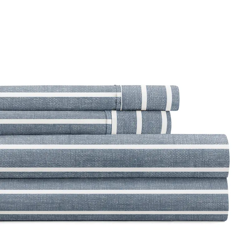 Distressed Awning Stripe 4-Piece Pattern Sheet Set - Sale