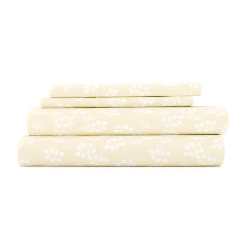 Wheatfield Pattern 4-Piece Sheet Set - Sale