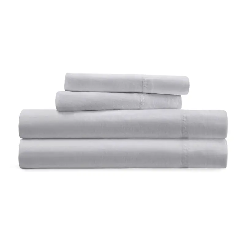 1 1 4-Piece Long Staple 100% Cotton Sheet Set - 12 Days of Deals